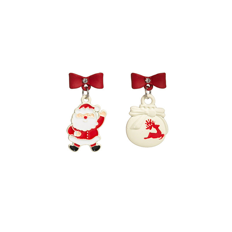 Wholesale Christmas Tree Snowman Earrings ACC-ES-MDD078