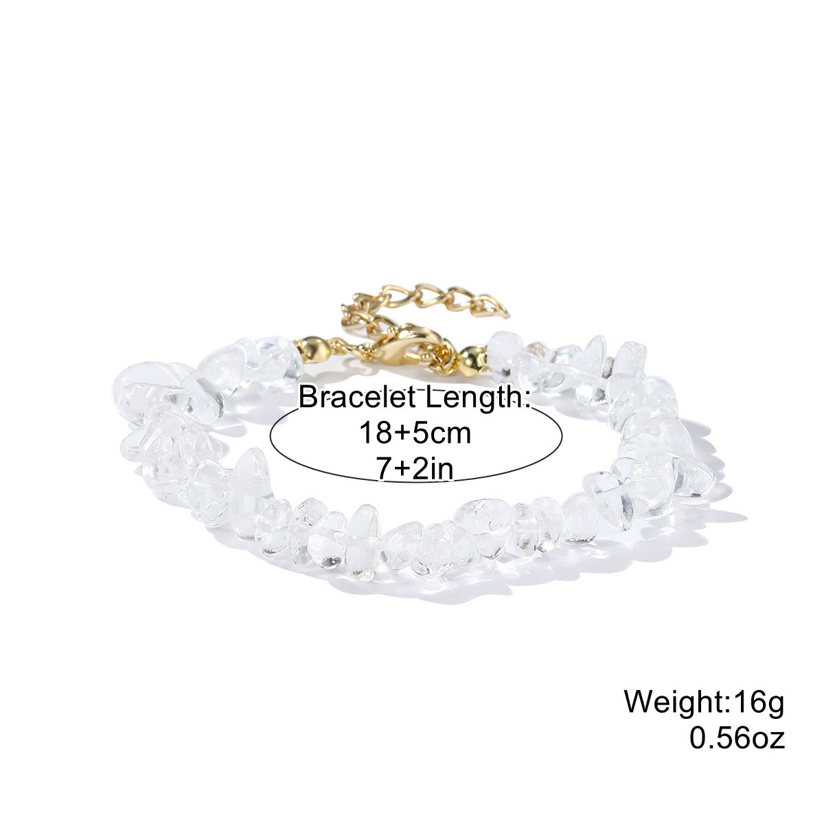 Wholesale Bohemian Colorful Gravel Natural Stone Bracelet ACC-BT-ManYi003