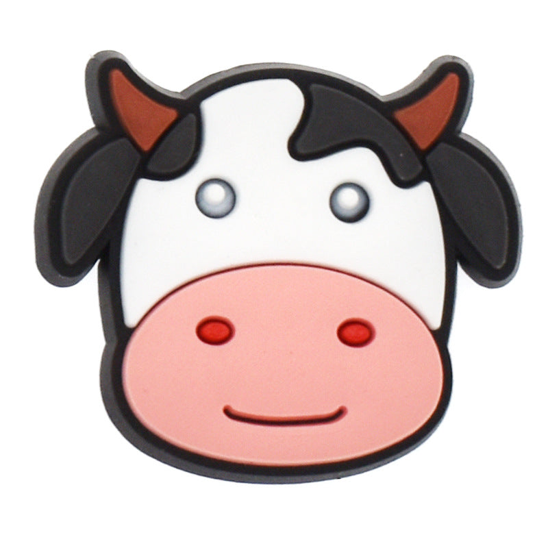 Wholesale Random 100pcs Farm Theme Cartoon Shoes Accessories Shoes Charms ACC-SC-RYY050