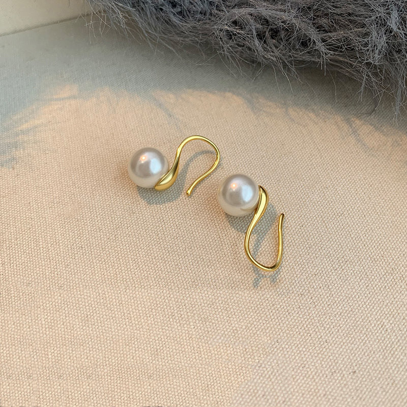 Wholesale high heels pearl earrings