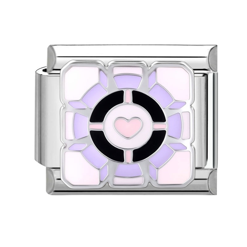 Wholesale Italian Charm Bracelet 9mm DIY Splicing Cute Creative Stainless Steel Composable Bracelet