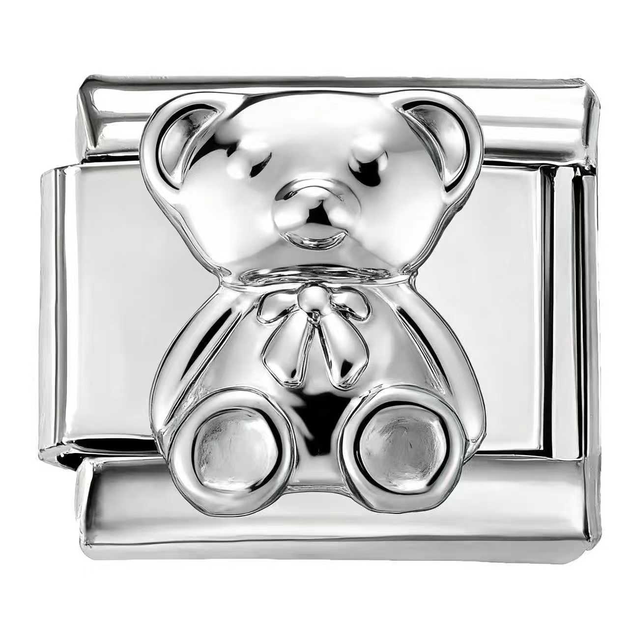 Wholesale Italian Charm Bracelet 9mm DIY Custom Pattern  Creative Stainless Steel Composable Bracelet