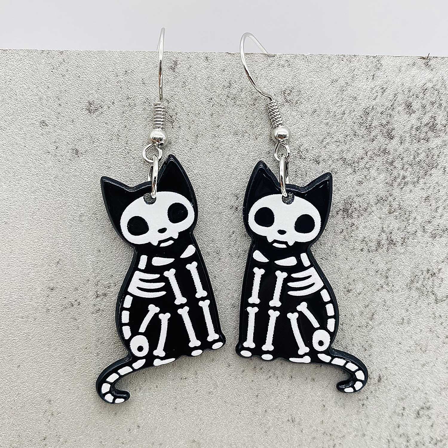Wholesale  Cartoon Cat Horror Pumpkin Ghost Acrylic Earrings