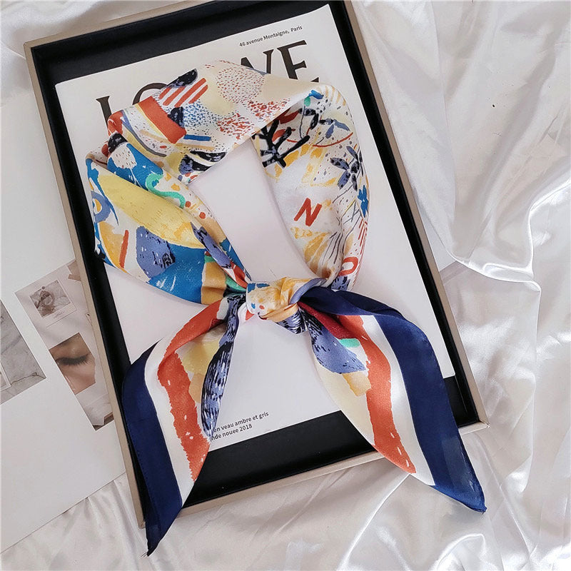 Wholesale Hangzhou Silk Spring Autumn f Women' s Shawl f 70cm Square f Gift Silk