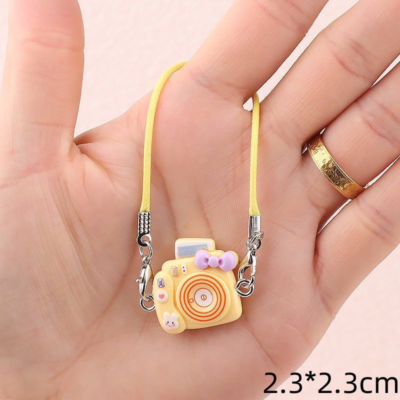 Wholesale Cute cartoon mini cartoon model small camera doll accessories