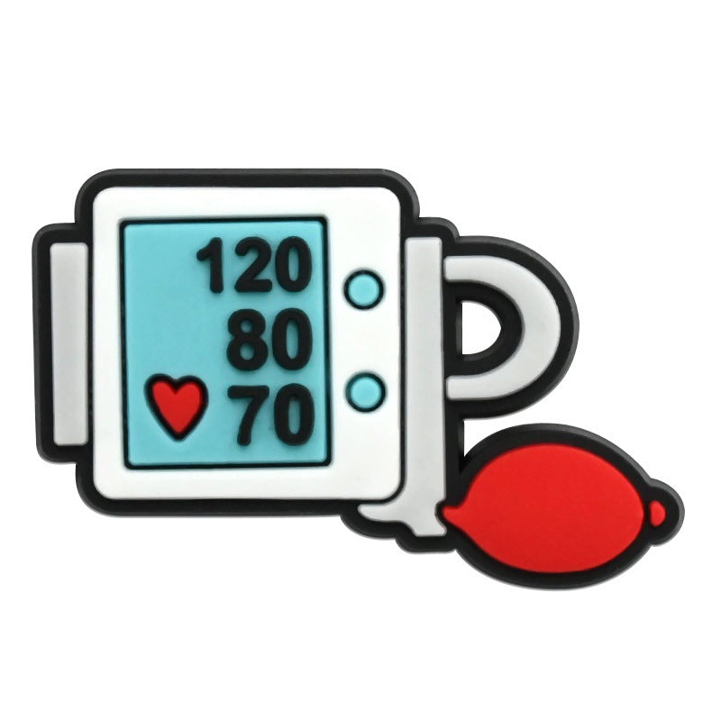 Wholesale Medical First Aid Theme PVC Shoe Charms For Clog Sandals DIY Decorative Everyday Chic Accessory For Resale