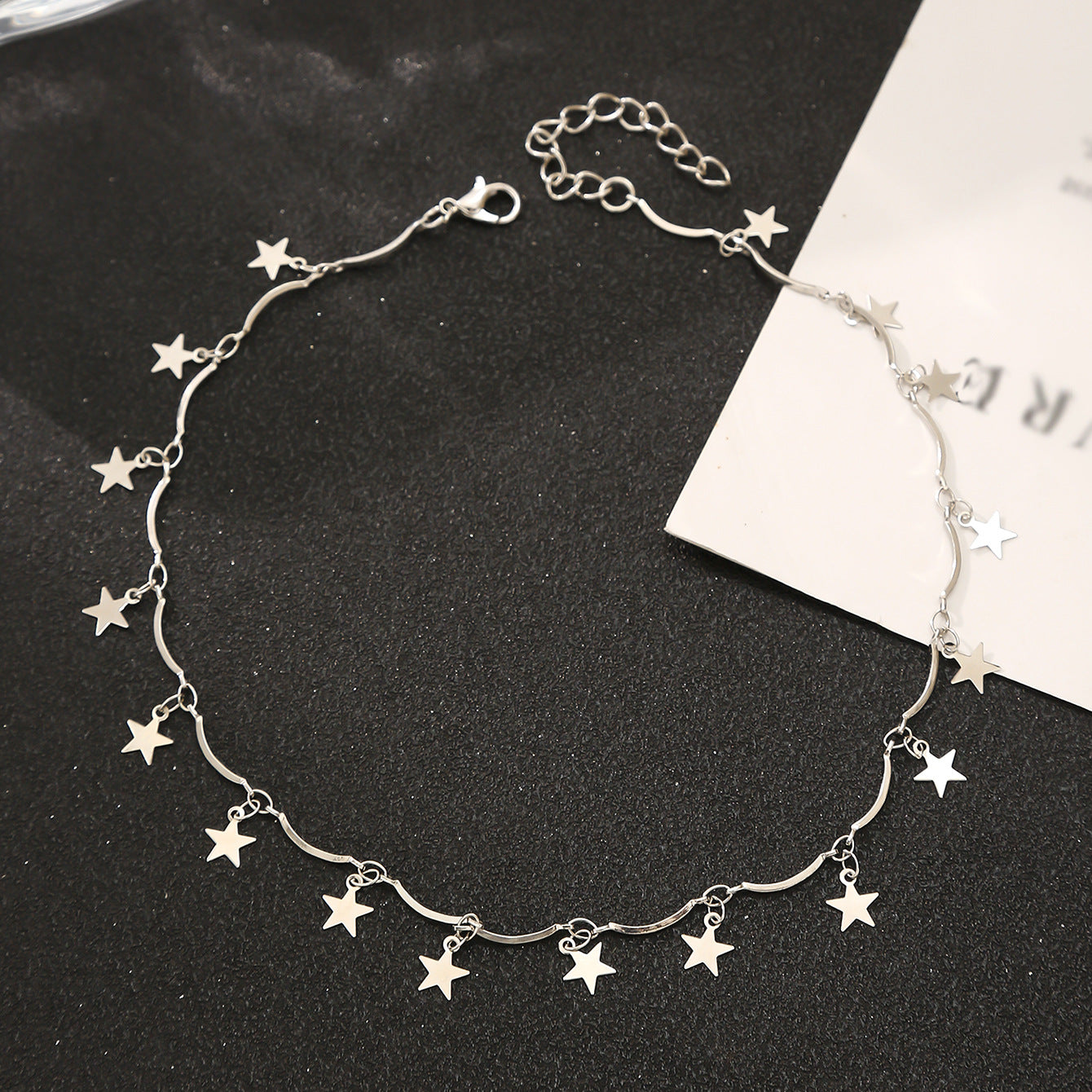 Wholesale Trendy Star Tassel Necklace For Women Alloy Gold Clavicle Chain Fashion Jewelry Accessory