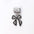 Wholesale 10pcs Italian Charm Bracelet 9mm DIY Splicing Black Micro-Inlaid Zirconia Pendant Stainless Steel Composable Bracelet