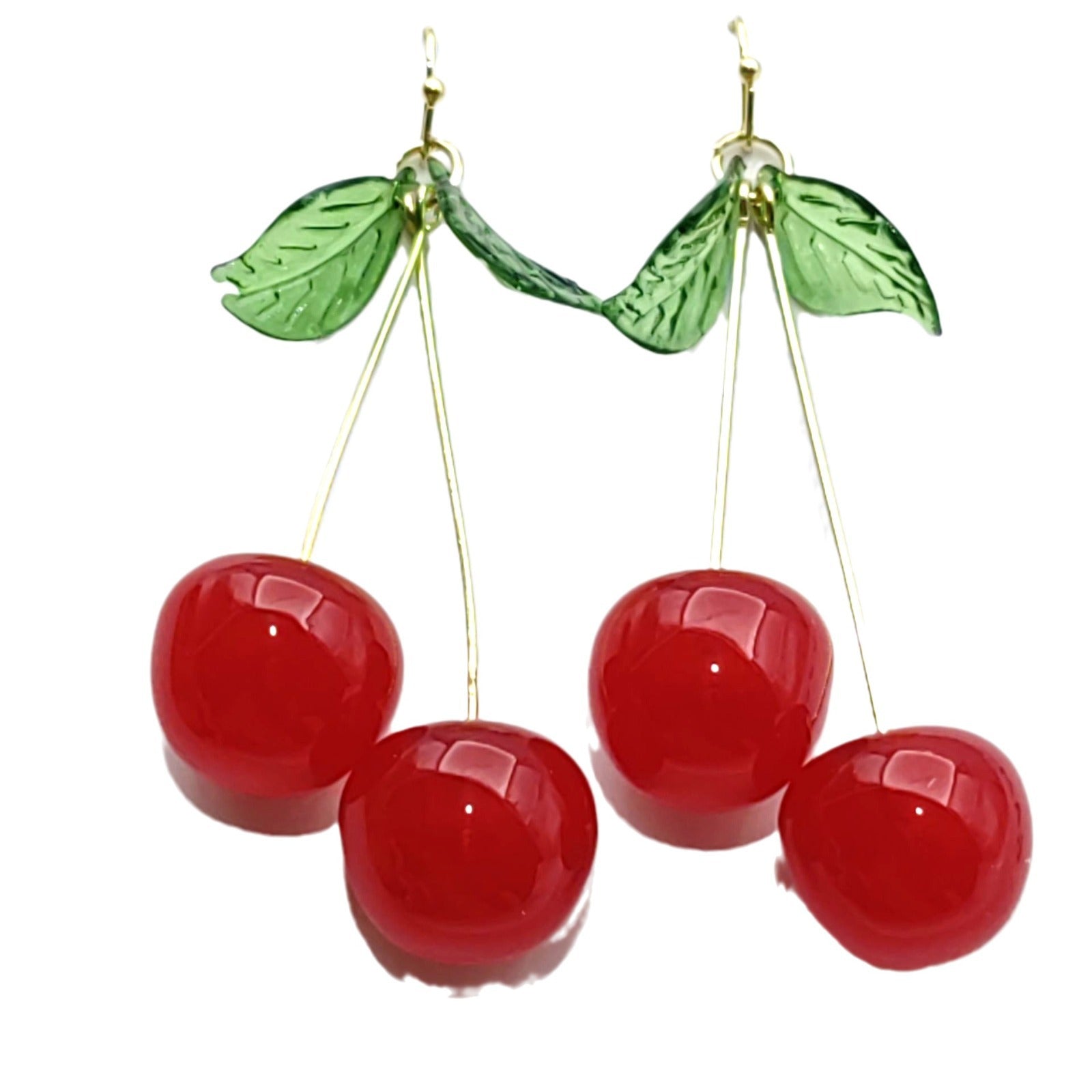 Wholesale Fruit Cherry Ear Drop Cute Earrings
