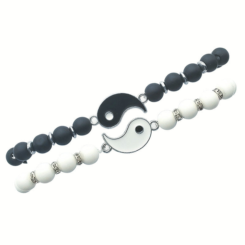 Wholesale Tai Chi Bagua Natural Stone Beads Simple Bracelet ACC-BT-FengLi001