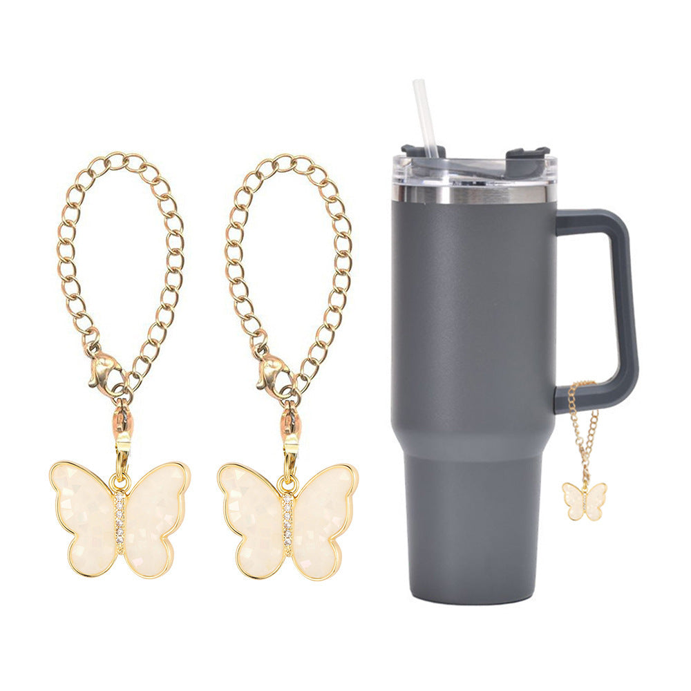 Wholesale Butterfly Chain 40oz Cup Alloy Pendant Cup Accessories ACC-CA-ShiXuan002