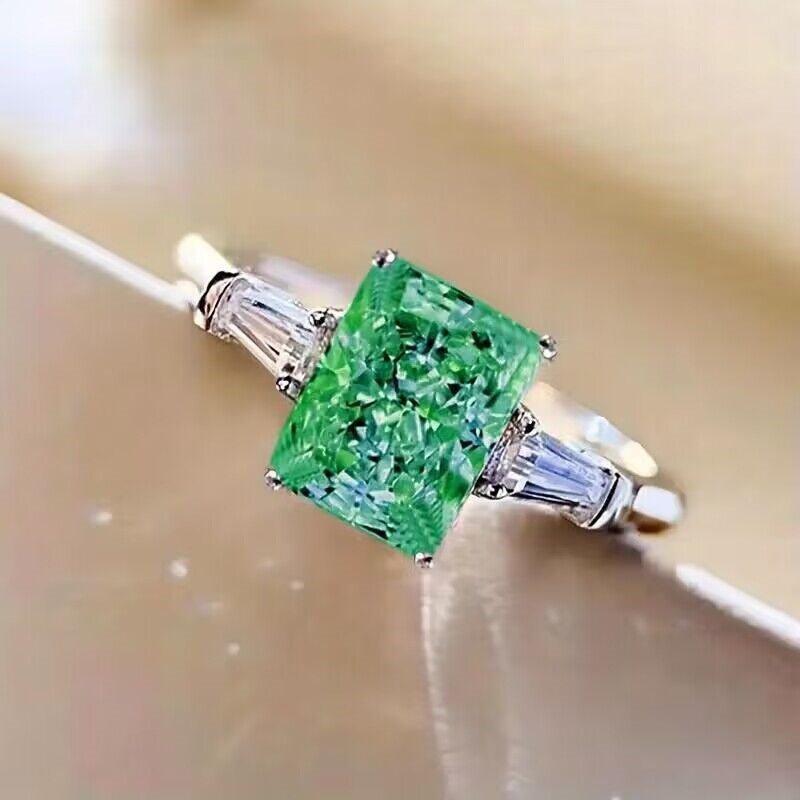 Wholesale Copper Zircon Ring Geometric Sweet Romantic Women' s Jewelry Accessory