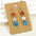 Wholesale  American Independence Day Multi-String Stitching Five-Pointed Star  Acrylic Earrings