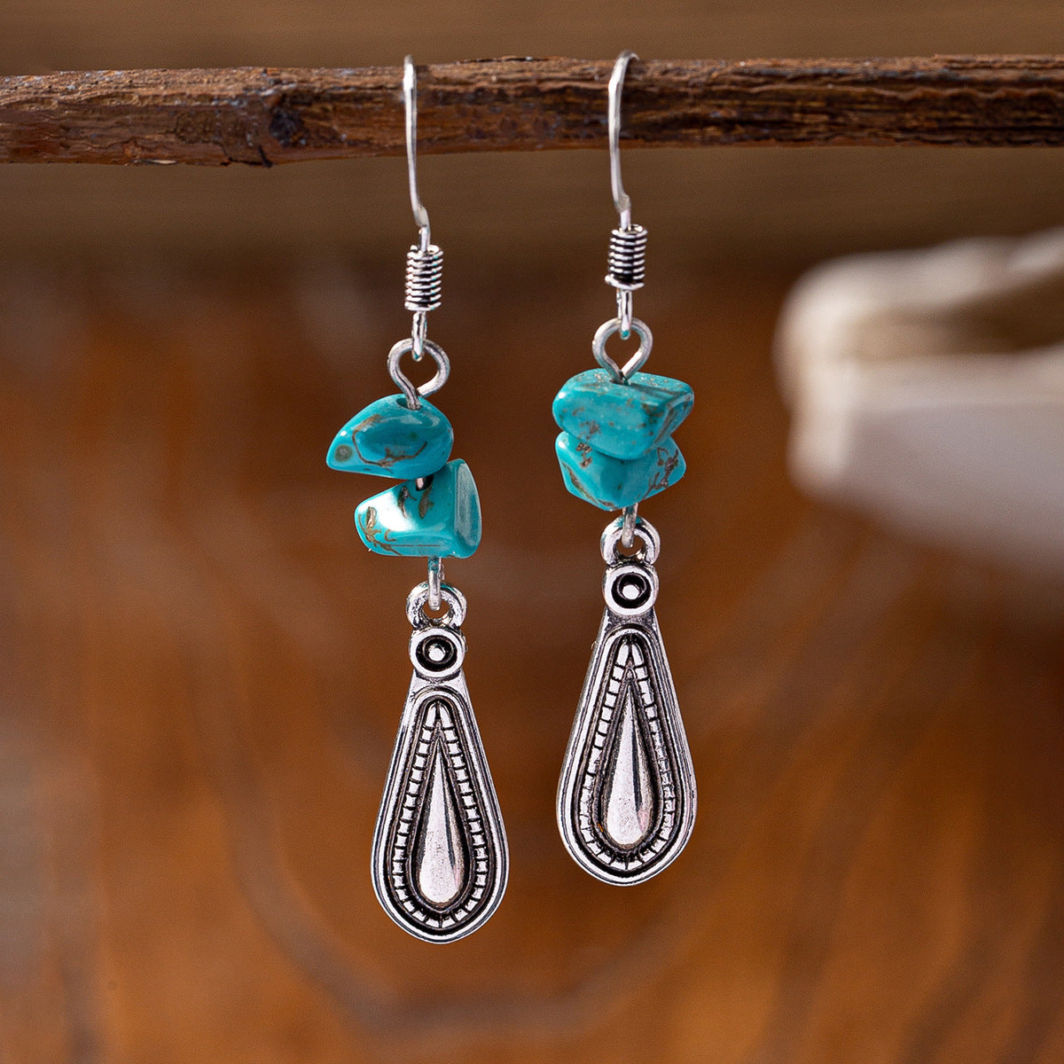 Wholesale 5pcs Vintage Turquoise Earrings