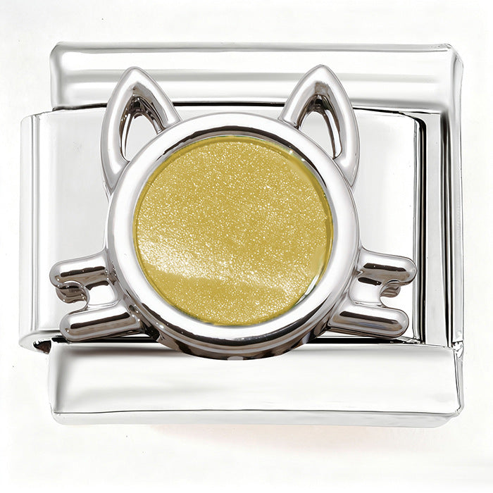 Wholesale Italian modular  DIYsingle color high gloss sparkly bracelet