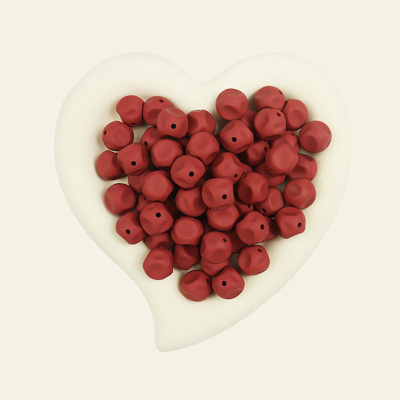 Wholesale 100pcs 15mm Irregular Silicone Beads DIY for Beadable ACC-BDS-JIaHao003