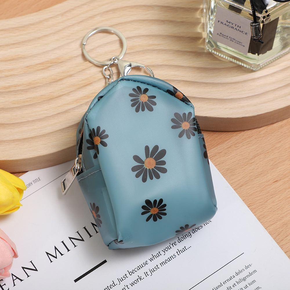Wholesale Daisy Mini PU Coin Purse Keychain Keychain Wallet ACC-KC-GuoRan007