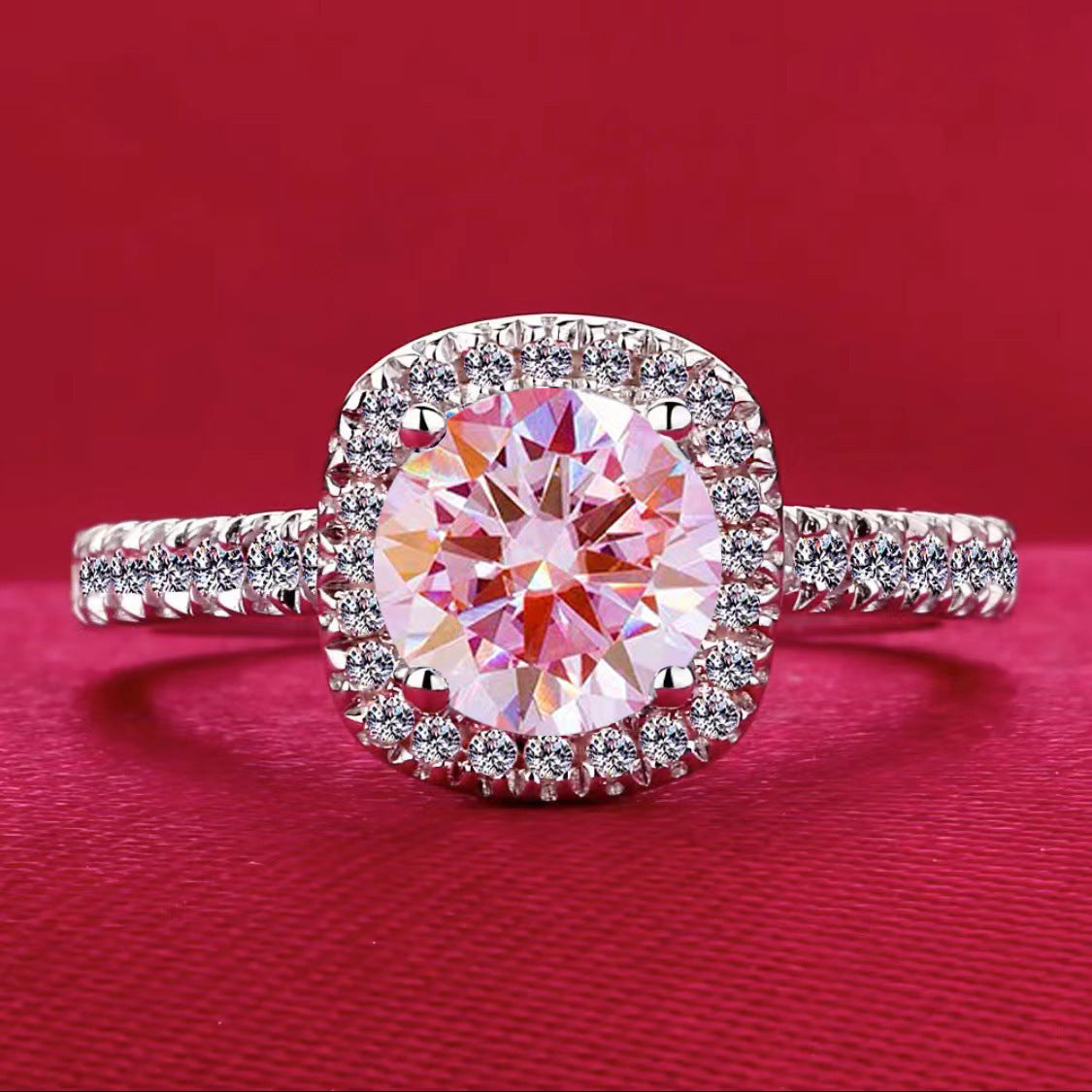 Wholesale  eight hearts eight arrows diamond  ring