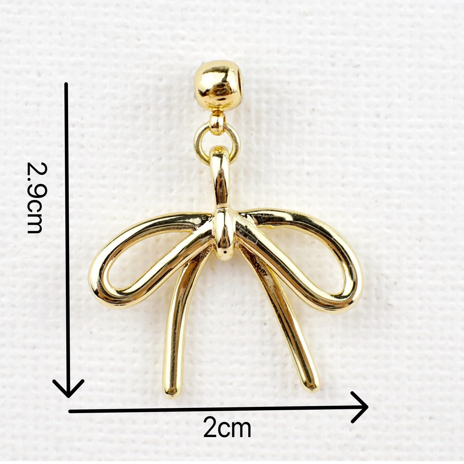 Wholesale  DIY mini dog bone bow pendant pull chain necklace bracelet personality single pendant
