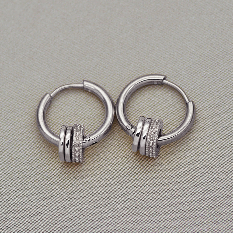 Wholesale 14K Gold Fadeless Stainless Steel Earrings