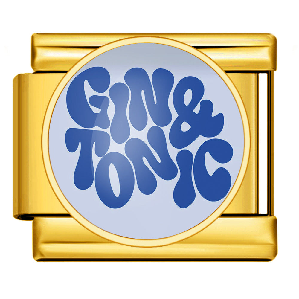 Wholesale  Italian Charm Bracelet 9mm DIY heart-shaped  Creative Stainless Steel Composable Bracelet