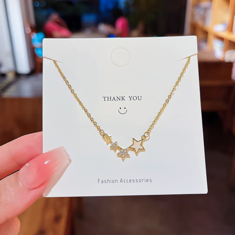 Wholesale Titanium Steel Non-fading Necklace Clavicle Chain Choker Necklace ACC-NE-Xiyue001