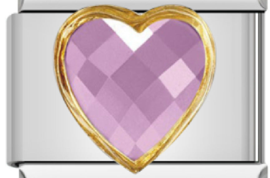 Wholesale Italian Charm Bracelet 9mm DIY Splicing Diamond Four-Leaf Clover Stainless Steel Composable Bracelet