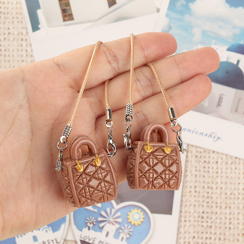 Wholesale Cute cartoon mini backpack keychain pendant doll accessories