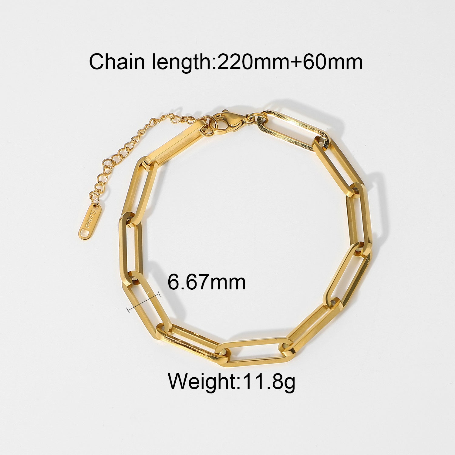 Wholesale Stainless Steel Cuban Bracelet 18k Gold Vacuum Vintage Titanium Steel Bracelet ACC-BT-Jied002