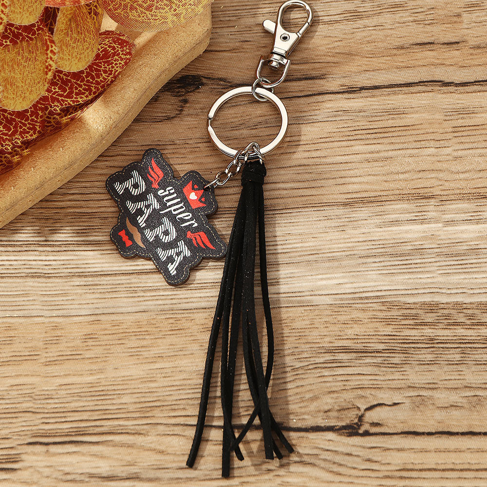 Wholesale modern simple personality key accessories keychains