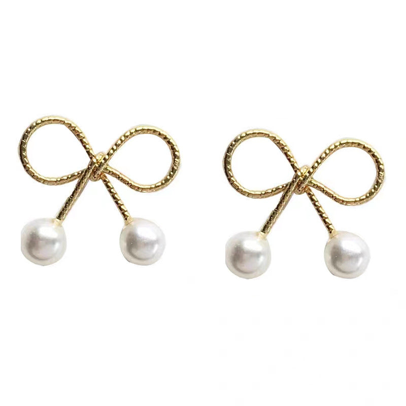 Wholesale  diamond-embedded geometric earrings