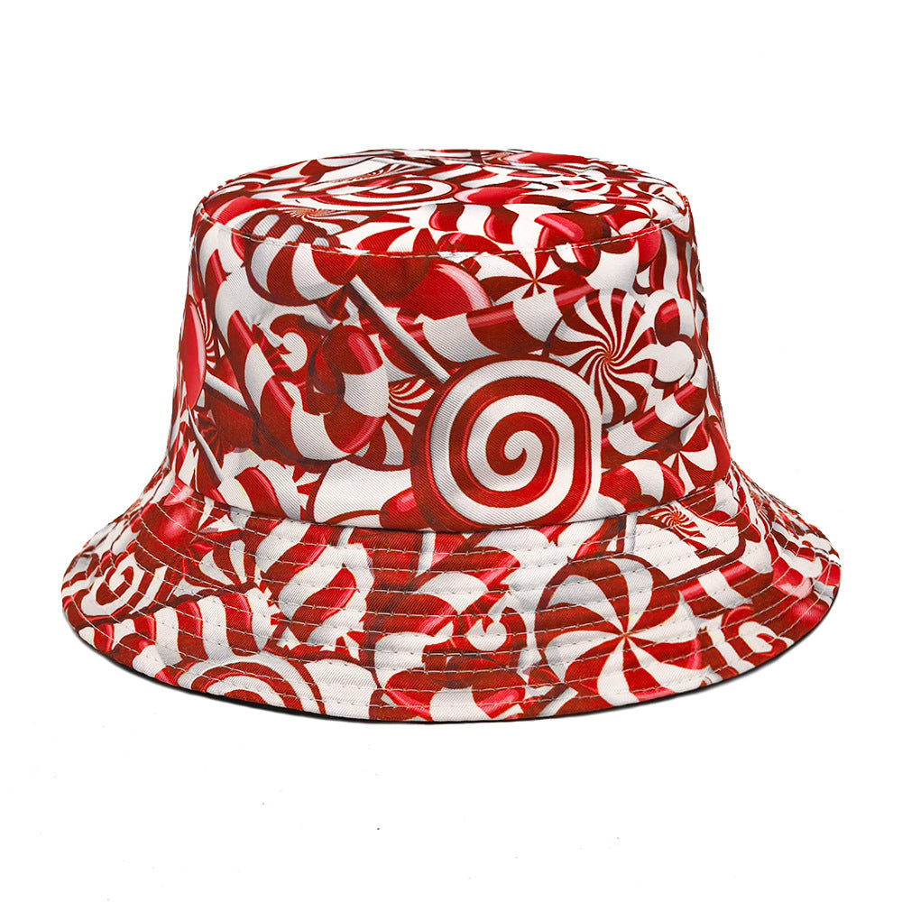 Wholesale  Candy Pattern Hat Bucket Hat