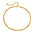 Wholesale 18K gold plated chain anklet