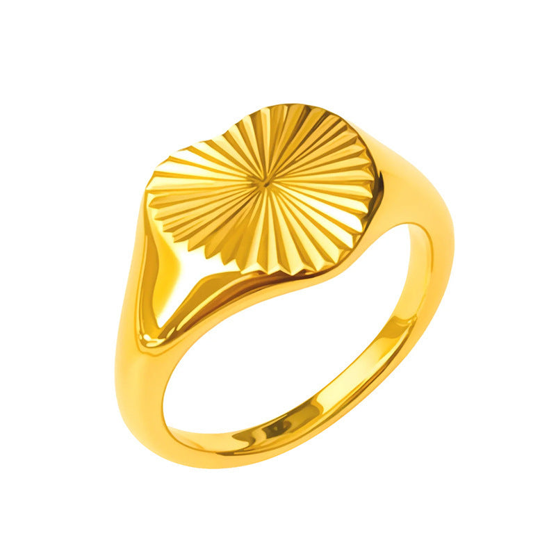 Wholesale titanium steel love ring