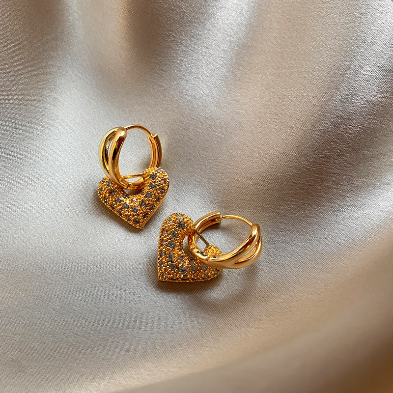 Wholesale Heart Earrings Fashion Earrings