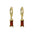 Wholesale  Ladder Square Rectangular December Birthstone Birthstone Earrings