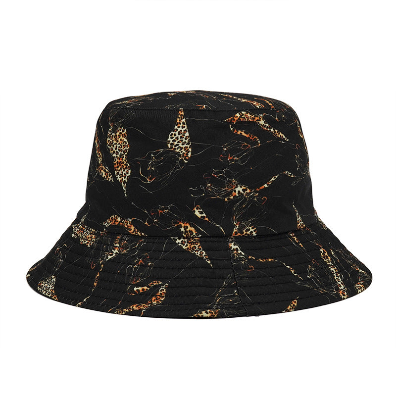 Wholesale  printing fisherman hat graffiti  double-sided basin hat tide