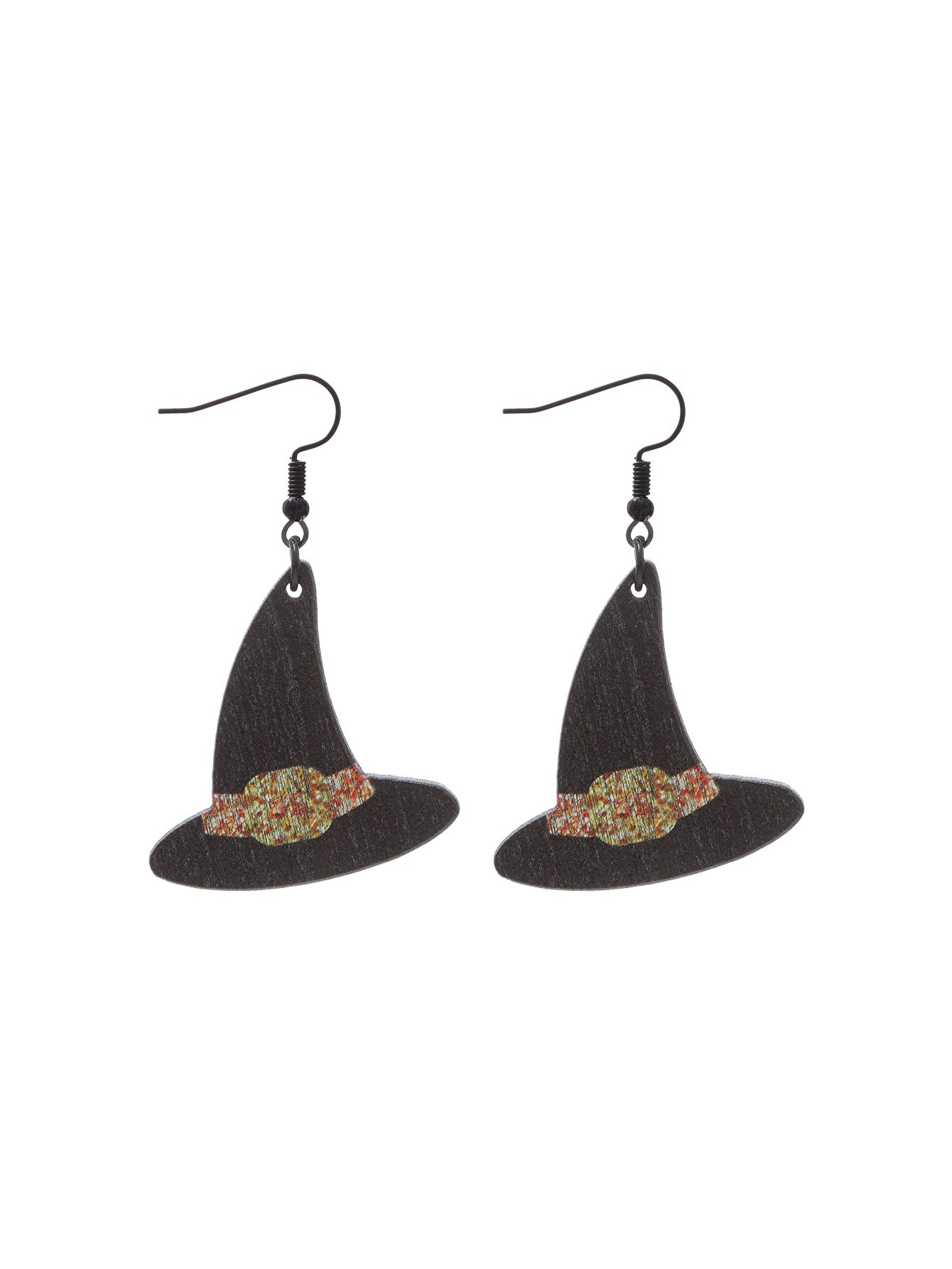 Wholesale Wood Flower Skull Pumpkin Earrings