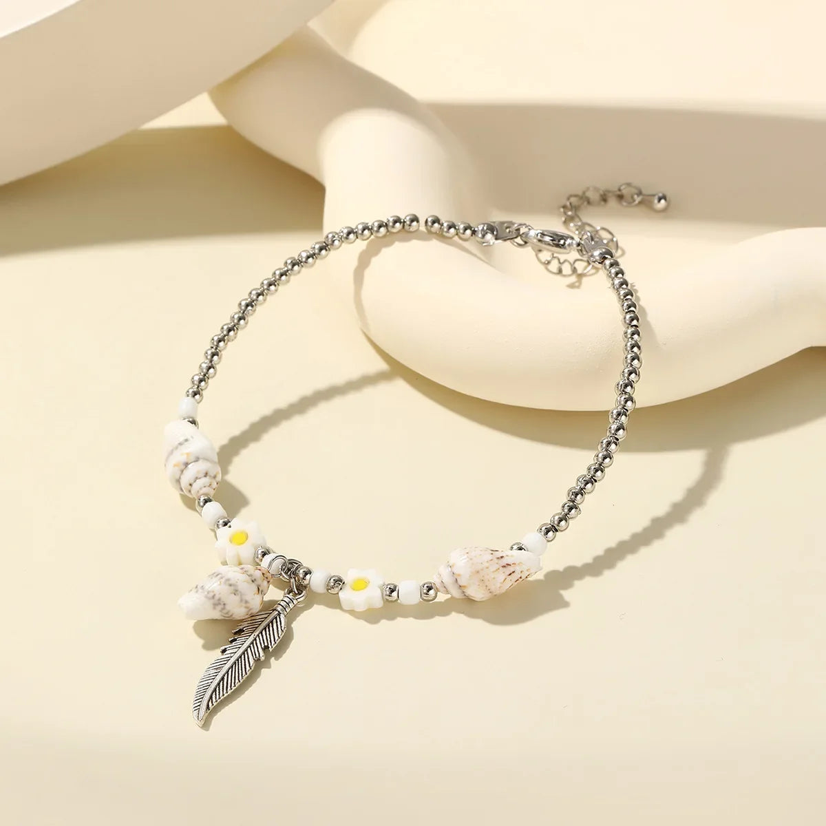 Wholesale Ocean Wind Holiday Style Beach Series Beaded Shell Conch Bracelet