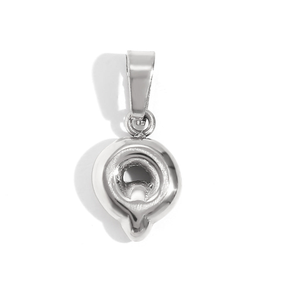 Wholesale English Pendant Stainless Steel Plated with 18K Gold Necklace Accessory ACC-NE-DingRan004