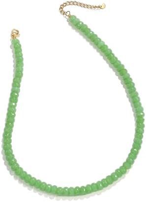 Wholesale Layered Rainbow Beaded Necklace with Natural Stone Pendant - Beach Fashion Accessory for Women