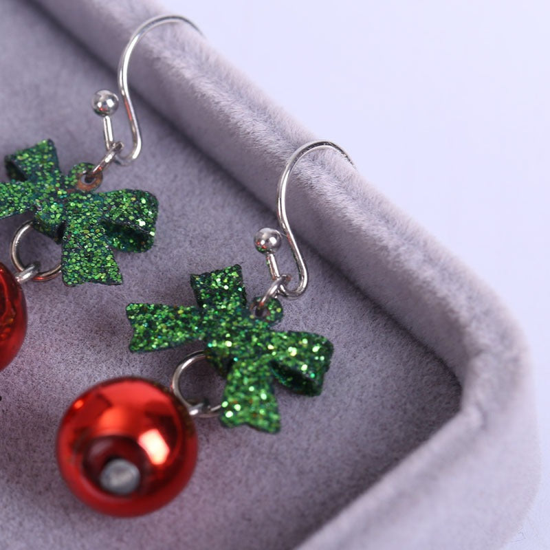 Wholesale 10pcs Cute Christmas Earrings