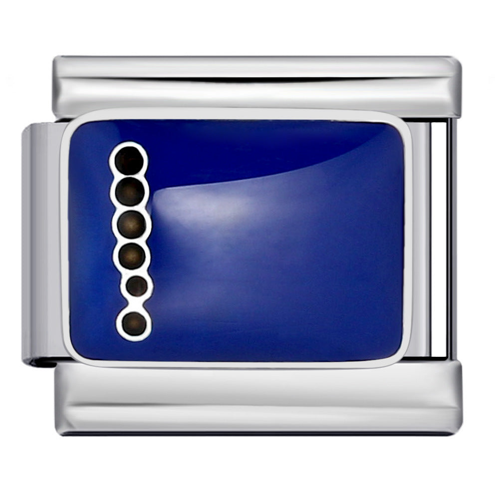 Großhandel 5pcs Italienisches Charmalme Armband 9mm DIY Spleißen süßes kreatives Edelstahl -komponierbares Armband