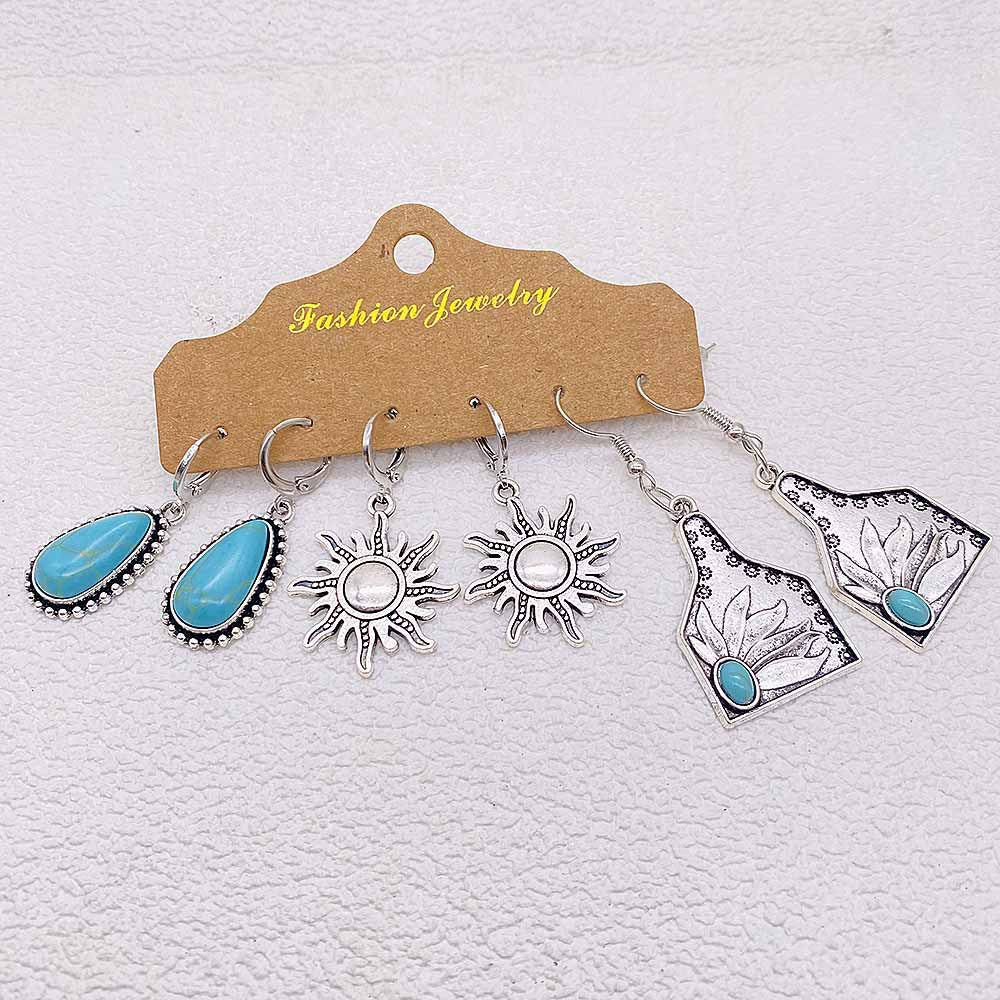 Wholesale Western Cowboy Series Earring Set