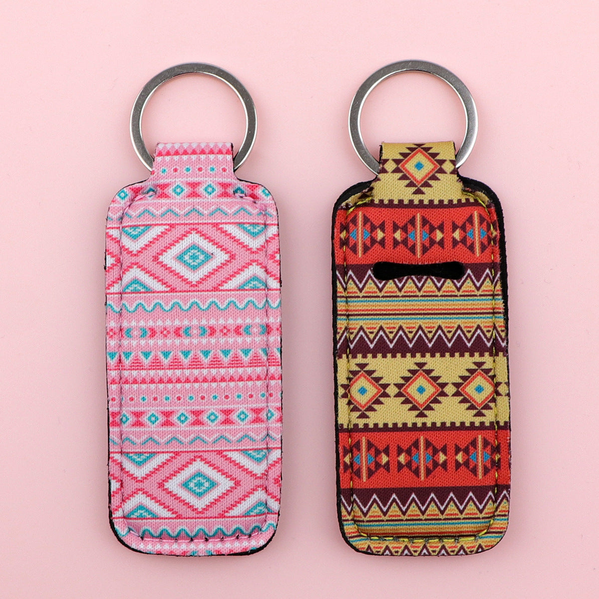Wholesale 6pcs Bohemian Lipstick Set Keychain