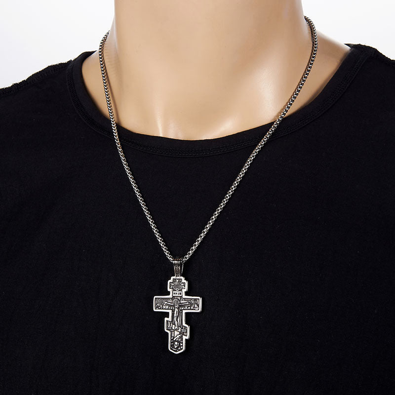 Wholesale Titanium Steel Cross Necklace