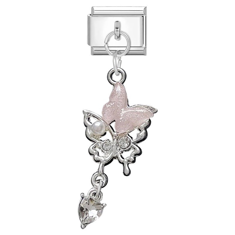 Wholesale 9mm Italian Charm Starter Bracelets DIY Pendant Style Stainless Steel Composable Bracelet