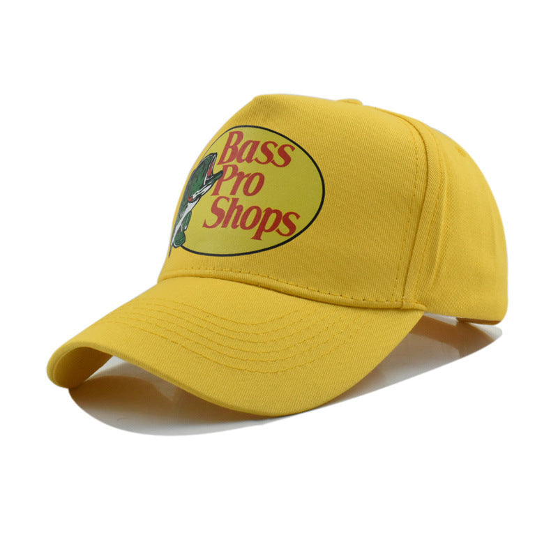 Wholesale Solid color printed outdoor fishing sun protection men' s baseball cap hat