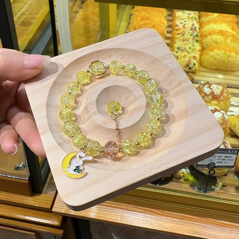 Wholesale Cartoon Cute Burst Flower Crystal Bracelet ACCVIP-BT-FanYou001