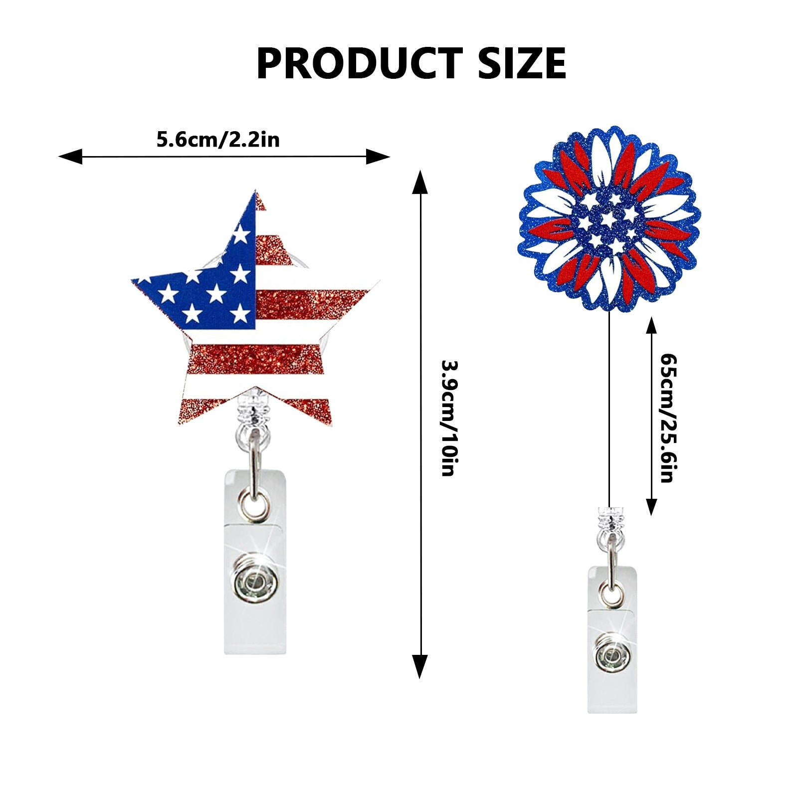 Wholesale Acrylic Pink Fashion Retractable Badge Reel for Women Medical Staff ID Card Holder